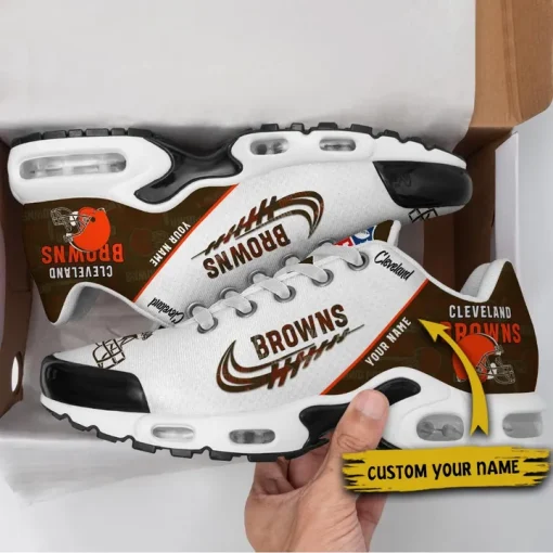 Customize Your Name with Cleveland Browns Ver 28 Sport Shoes NF - Image 2