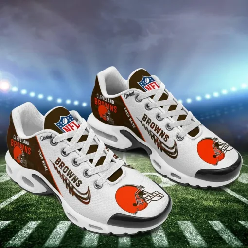 Customize Your Name with Cleveland Browns Ver 28 Sport Shoes NF - Image 4