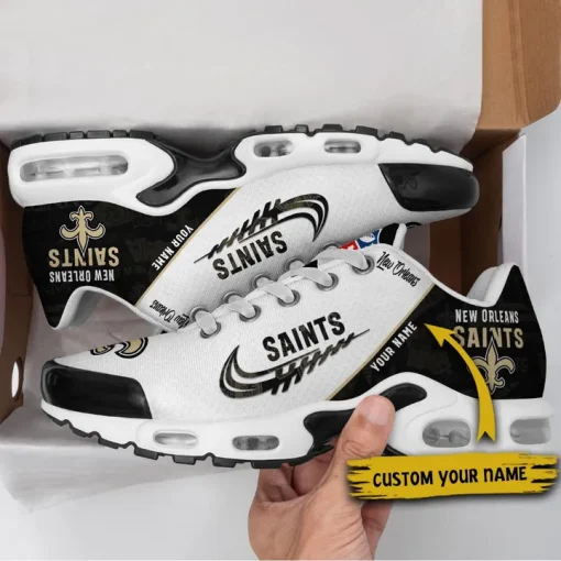 Customize Your Name with New Orleans Saints Ver 28 Sport Shoes NF - Image 2