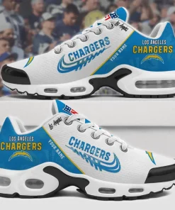 Customize Your Name with Los Angeles Chargers Ver 28 Sport Shoes NF