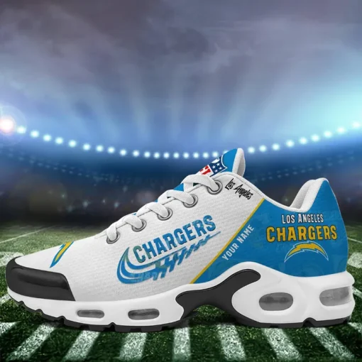 Customize Your Name with Los Angeles Chargers Ver 28 Sport Shoes NF - Image 5