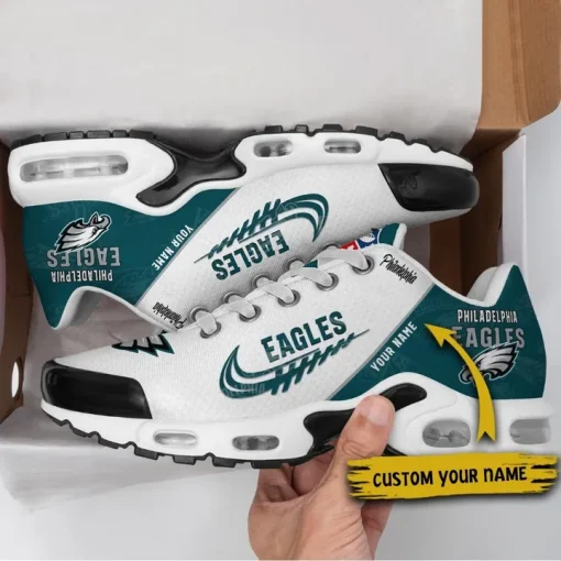 Customize Your Name with Philadelphia Eagles Ver 28 Sport Shoes NF - Image 2