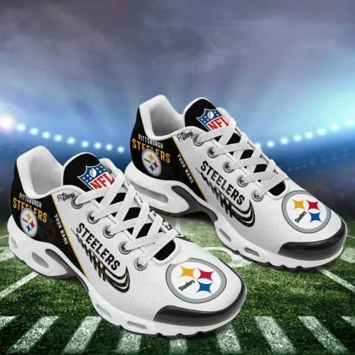 Customize Your Name with Pittsburgh Steelers Ver 28 Sport Shoes NF - Image 4