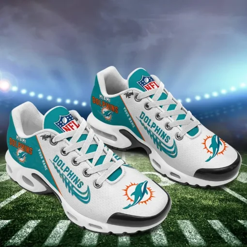Customize Your Name with Miami Dolphins Ver 28 Sport Shoes NF - Image 4