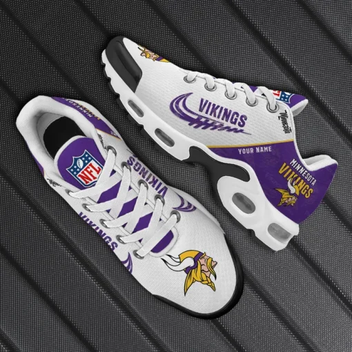 Customize Your Name with Minnesota Vikings Ver 28 Sport Shoes NF - Image 3