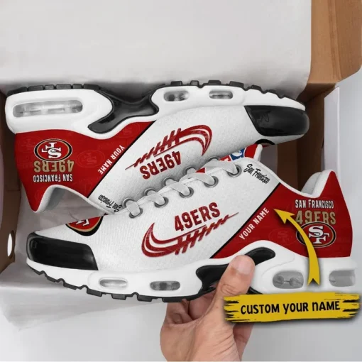 Customize Your Name with San Francisco 49ers Ver 28 Sport Shoes NF - Image 2