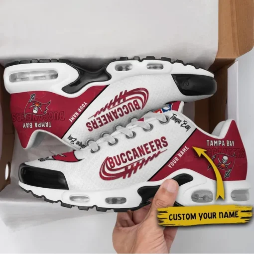Customize Your Name with Tampa Bay Buccaneers Ver 28 Sport Shoes NF - Image 2