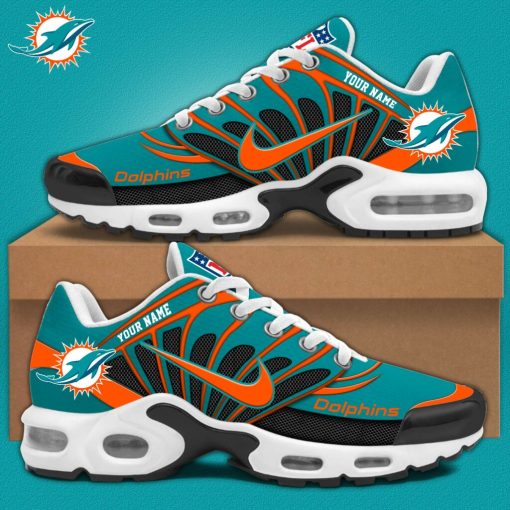 Customize Your Name with Miami Dolphins Ver 40.1 Sport Shoes