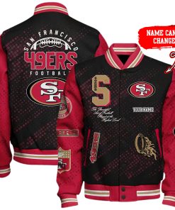 Customize Your Name With San Francisco 49ers Button Down Baseball Jacket Version 4