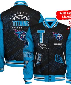 Customize Your Name With Tennessee Titans Button Down Baseball Jacket Version 4