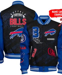 Customize Your Name With Buffalo Bills Button Down Baseball Jacket Version 4