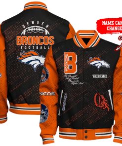 Customize Your Name With Denver Broncos Button Down Baseball Jacket Version 4