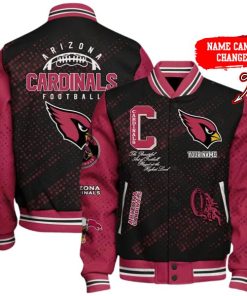 Customize Your Name With Arizona Cardinals Button Down Baseball Jacket Version 4