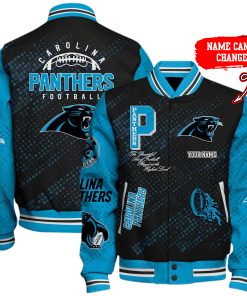 Customize Your Name With Carolina Panthers Button Down Baseball Jacket Version 4