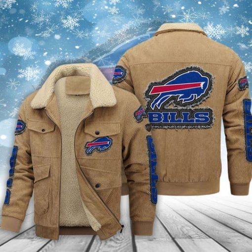 Buffalo Bills Thickened Corduroy Jacket - Image 2