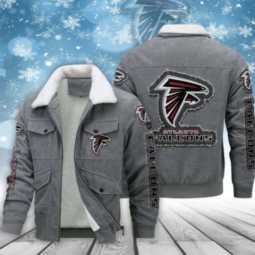 Atlanta Falcons Thickened Corduroy Jacket - Image 3