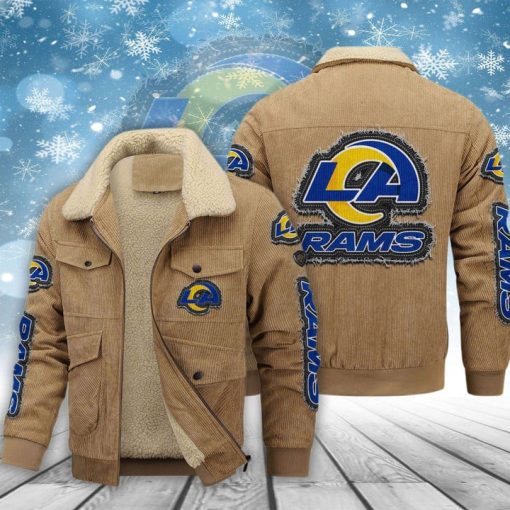 Los Angeles Rams Thickened Corduroy Jacket - Image 2