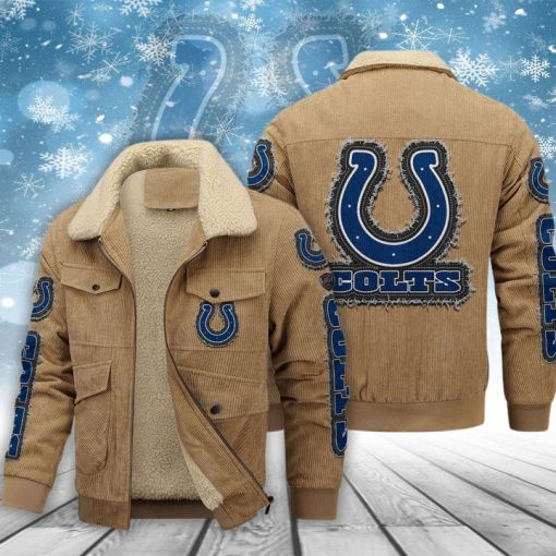 Indianapolis Colts Thickened Corduroy Jacket - Image 2