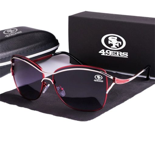 San Francisco 49ers Women’s Polarized Sunglasses Luxury Fashion VS 44 NF