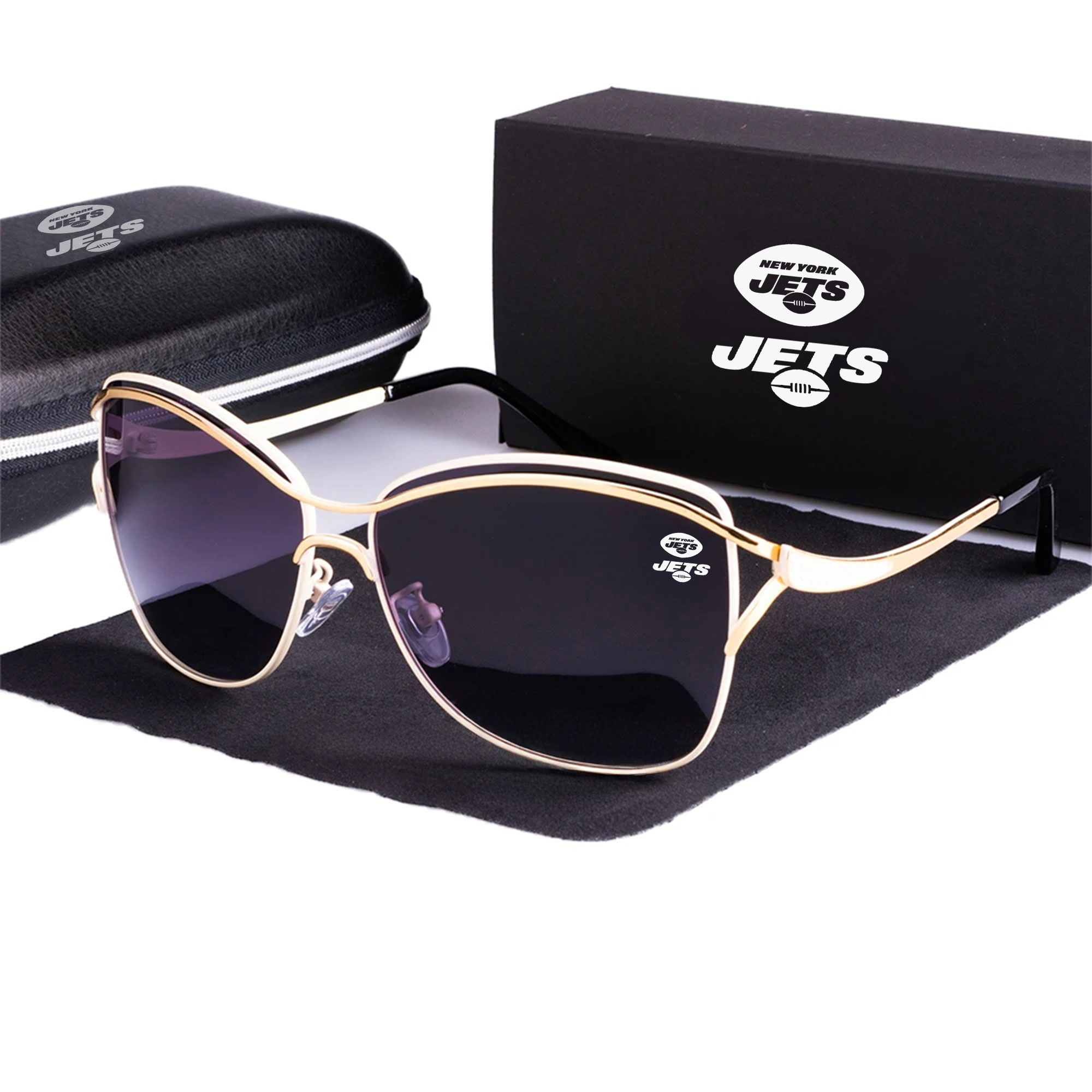 New York Jets Women’s Polarized Sunglasses Luxury Fashion VS 44 NF - Image 2