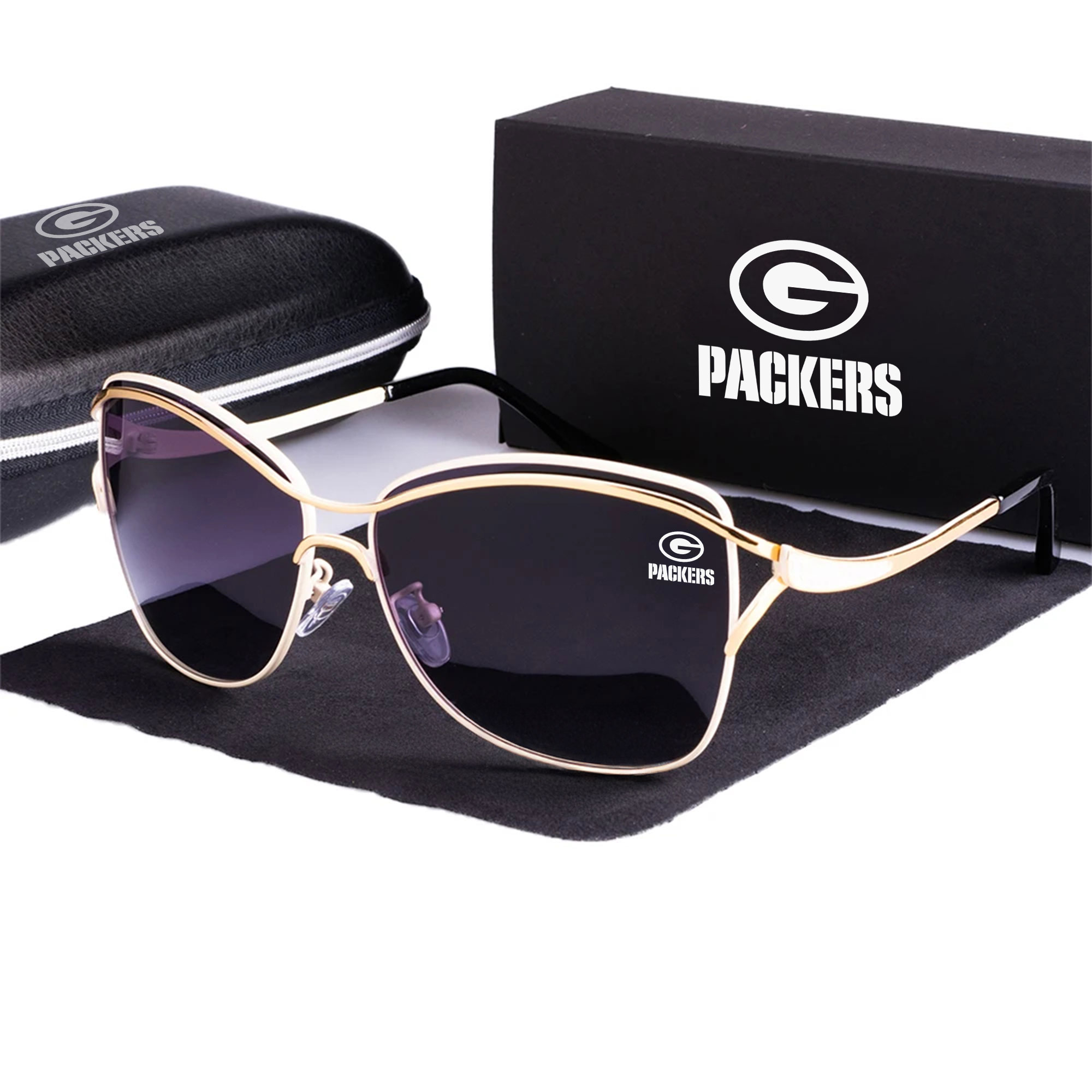 Green Bay Packers Women’s Polarized Sunglasses Luxury Fashion VS 44 NF - Image 2