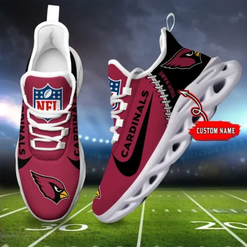 Arizona Cardinals Shoes Custom Max Soul Shoes V16 - Image 2