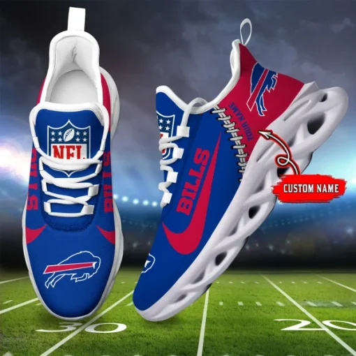 Buffalo Bills Max Soul Running Sneakers V16 - Image 2