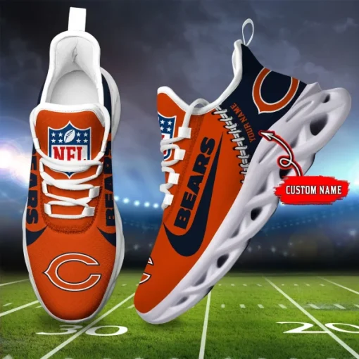 Chicago Bears Shoes Custom Max Soul Shoes V16 - Image 2
