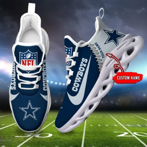 Dallas Cowboy Custom Name Max Soul Shoes V16 - Image 2