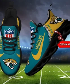 Jacksonville Jaguars Shoes Custom Max Soul Shoes V16