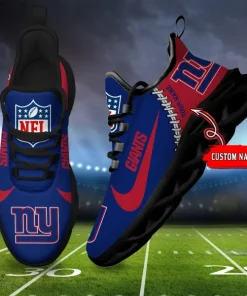 New York Giants Max Soul Shoes Luxury Custom Name V16