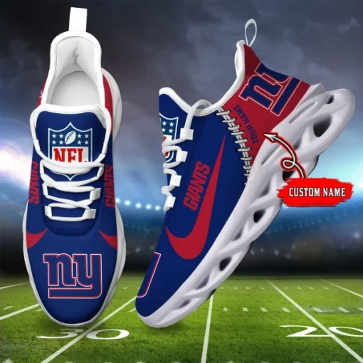 New York Giants Max Soul Shoes Luxury Custom Name V16 - Image 2