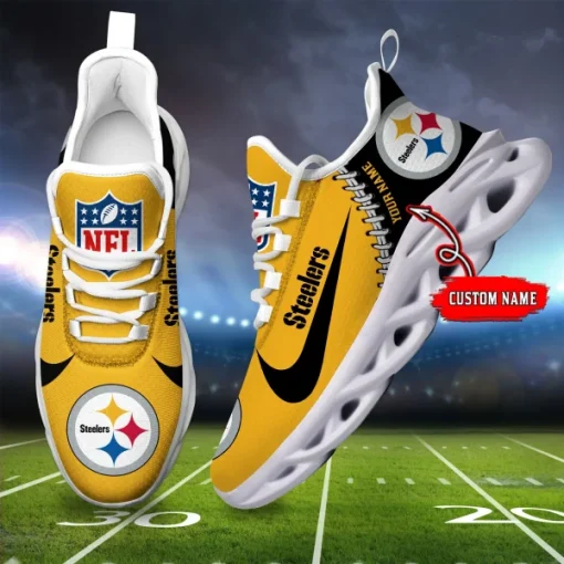 Pittsburgh Steelers Shoes Max Soul Luxury Sneakers V16 - Image 2