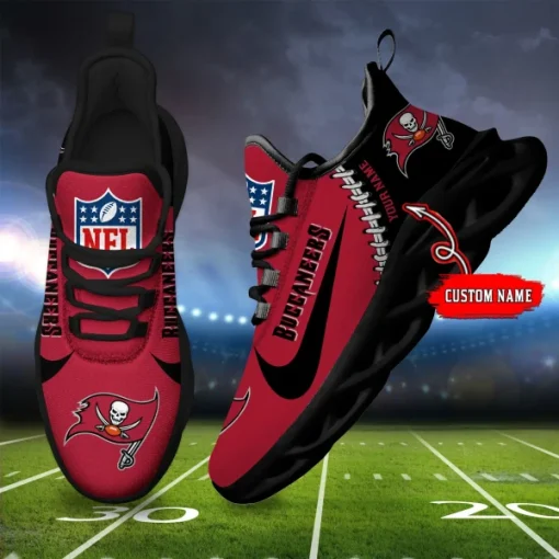 Tampa Bay Buccaneers Custom Name Max Soul Shoes V16