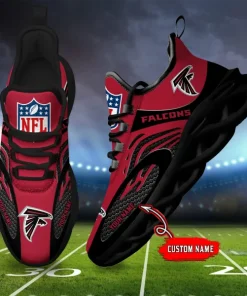 Atlana Falcons Shoes Custom Max Soul Shoes V16
