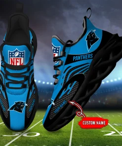 Carolina Panthers Shoes Custom Max Soul Shoes V16