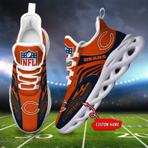 Chicago Bears Shoes Custom Max Soul Shoes V16 - Image 2