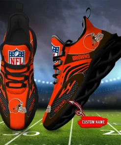 Cleveland Browns Shoes Custom Max Soul Shoes V16
