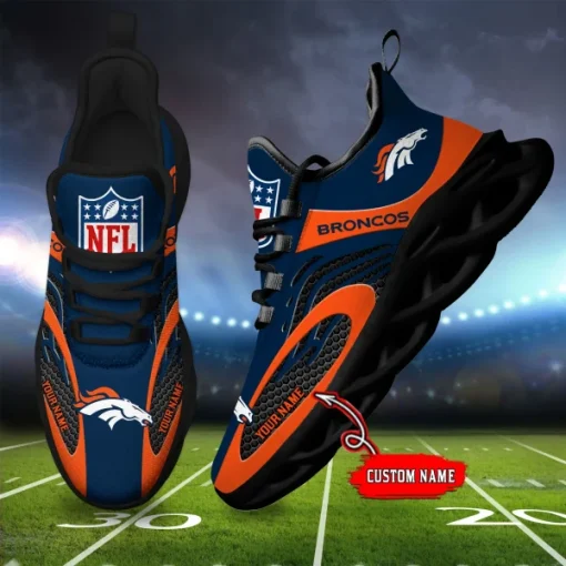 Denver Broncos Shoes Custom Max Soul Shoes V16