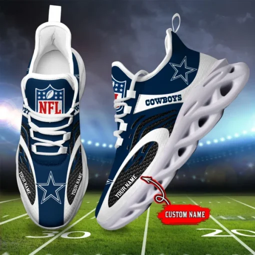 Dallas Cowboy Custom Name Max Soul Shoes V16 - Image 2