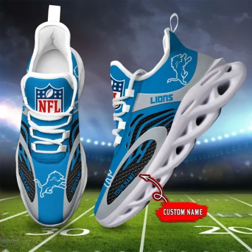 Detroit Lions Shoes Max Soul Luxury Sneakers V16 - Image 2