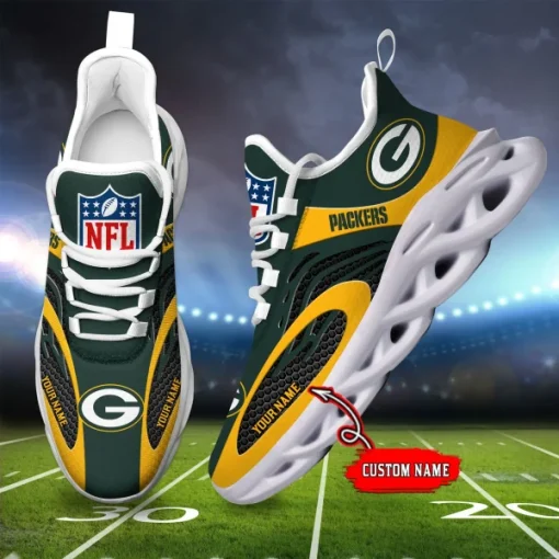 Green Bay Packers Max Soul Shoes Luxury V16 - Image 2