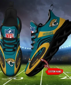 Jacksonville Jaguars Shoes Custom Max Soul Shoes V16