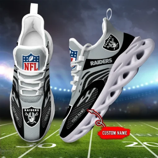 Las Vegas Raiders Max Soul Running Sneakers V16 - Image 2