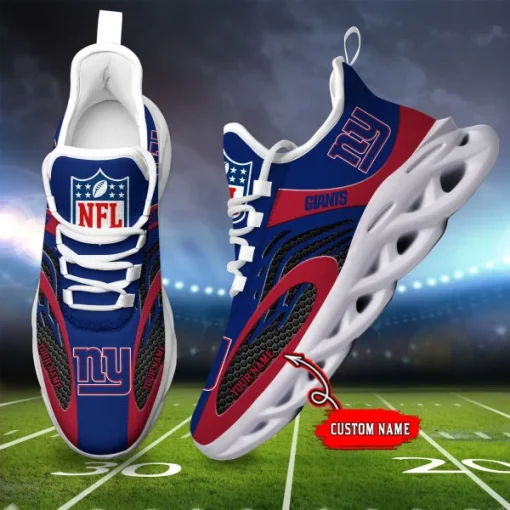 New York Giants Max Soul Shoes Luxury Custom Name V16 - Image 2