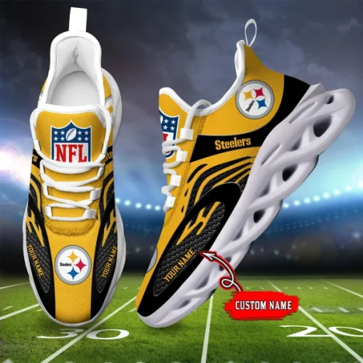Pittsburgh Steelers Shoes Max Soul Luxury Sneakers V16 - Image 2