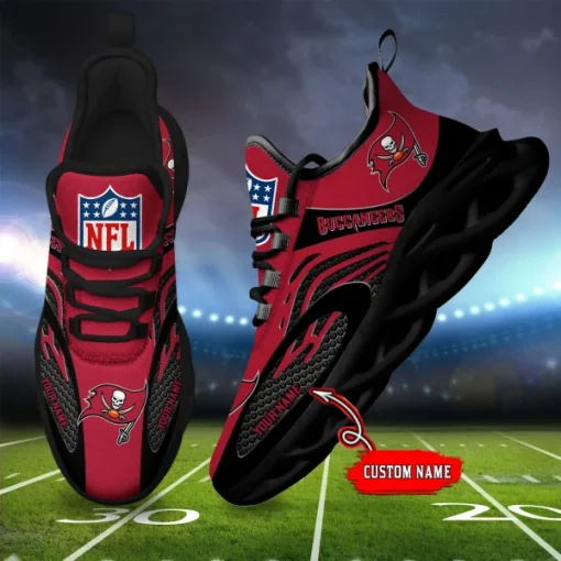 Tampa Bay Buccaneers Custom Name Max Soul Shoes V16