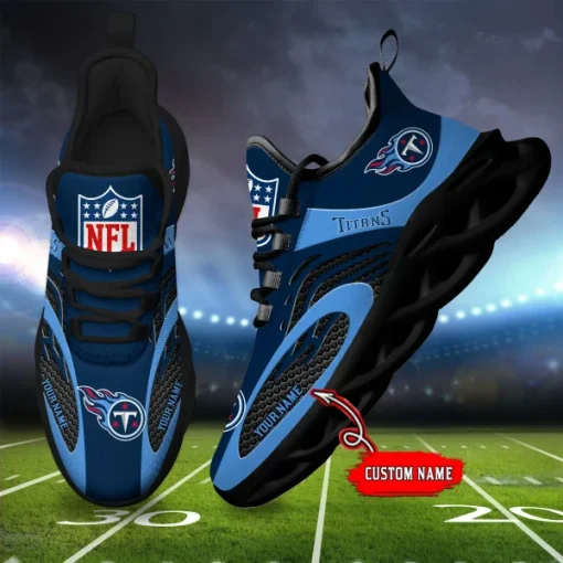 Tennessee Titans Shoes Custom Max Soul Shoes V16