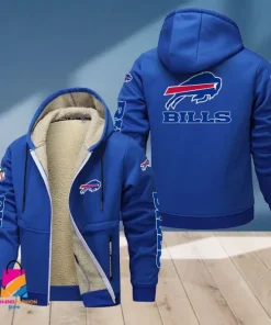 Buffalo Bills Multicolor Thickened Zipper Hoodies ANZTZH004
