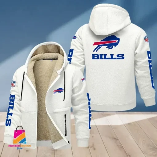 Buffalo Bills Multicolor Thickened Zipper Hoodies ANZTZH004 - Image 9